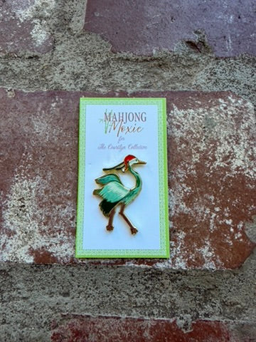 Holiday Heron Needle Minder