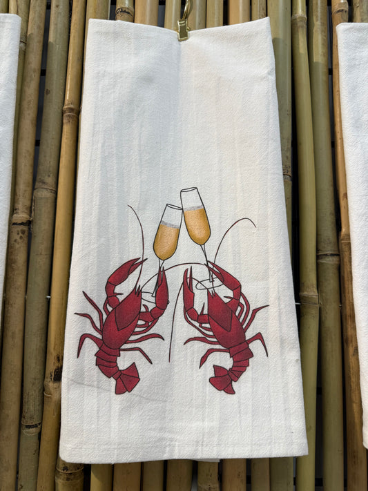 Crawfish Toast Hand Towel