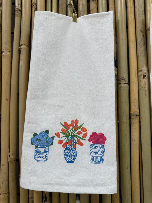 Triple Ginger Jar- Orange Tulip Hand Towel