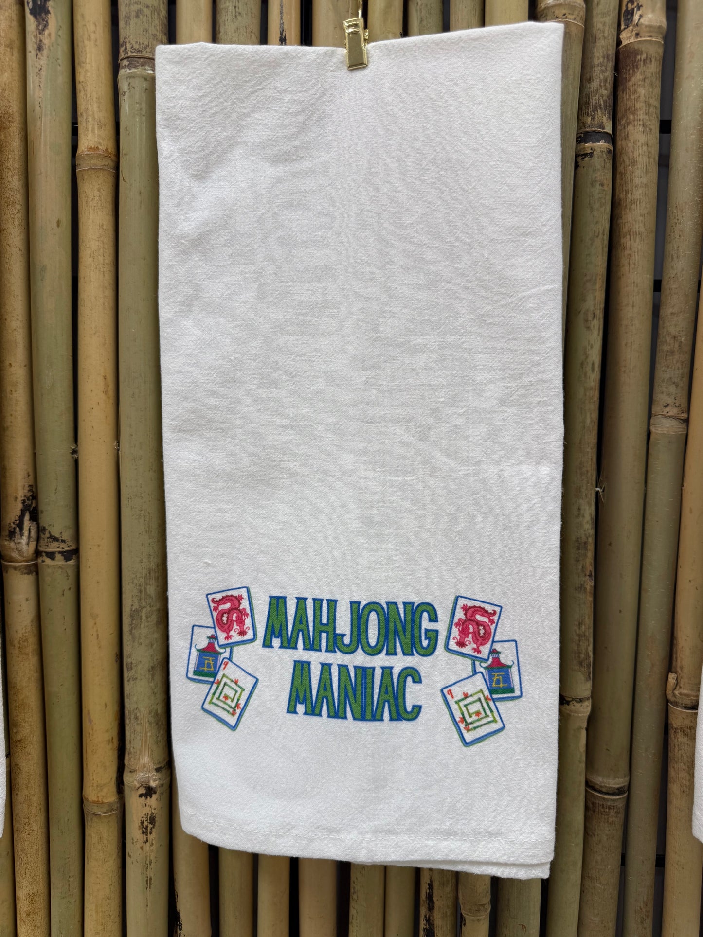 Mahjong Maniac Hand Towel