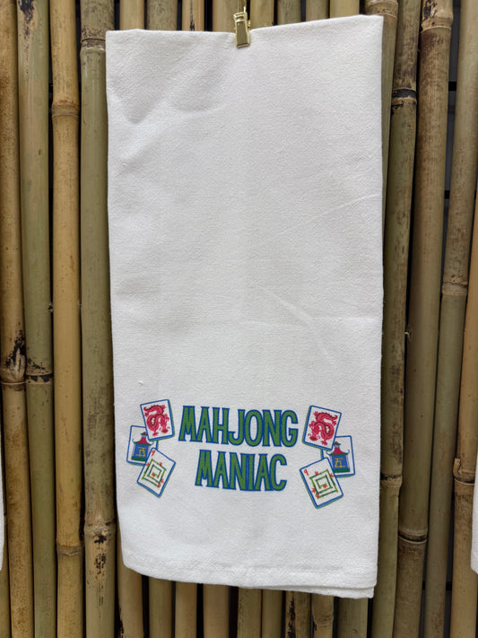 Mahjong Maniac Hand Towel