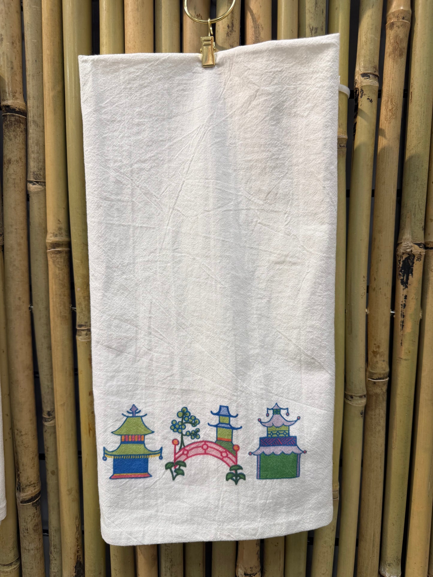 Pagoda Bridge Hand Towel