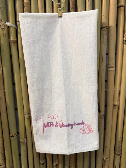 WIPs & Winning Hands Hand Towel