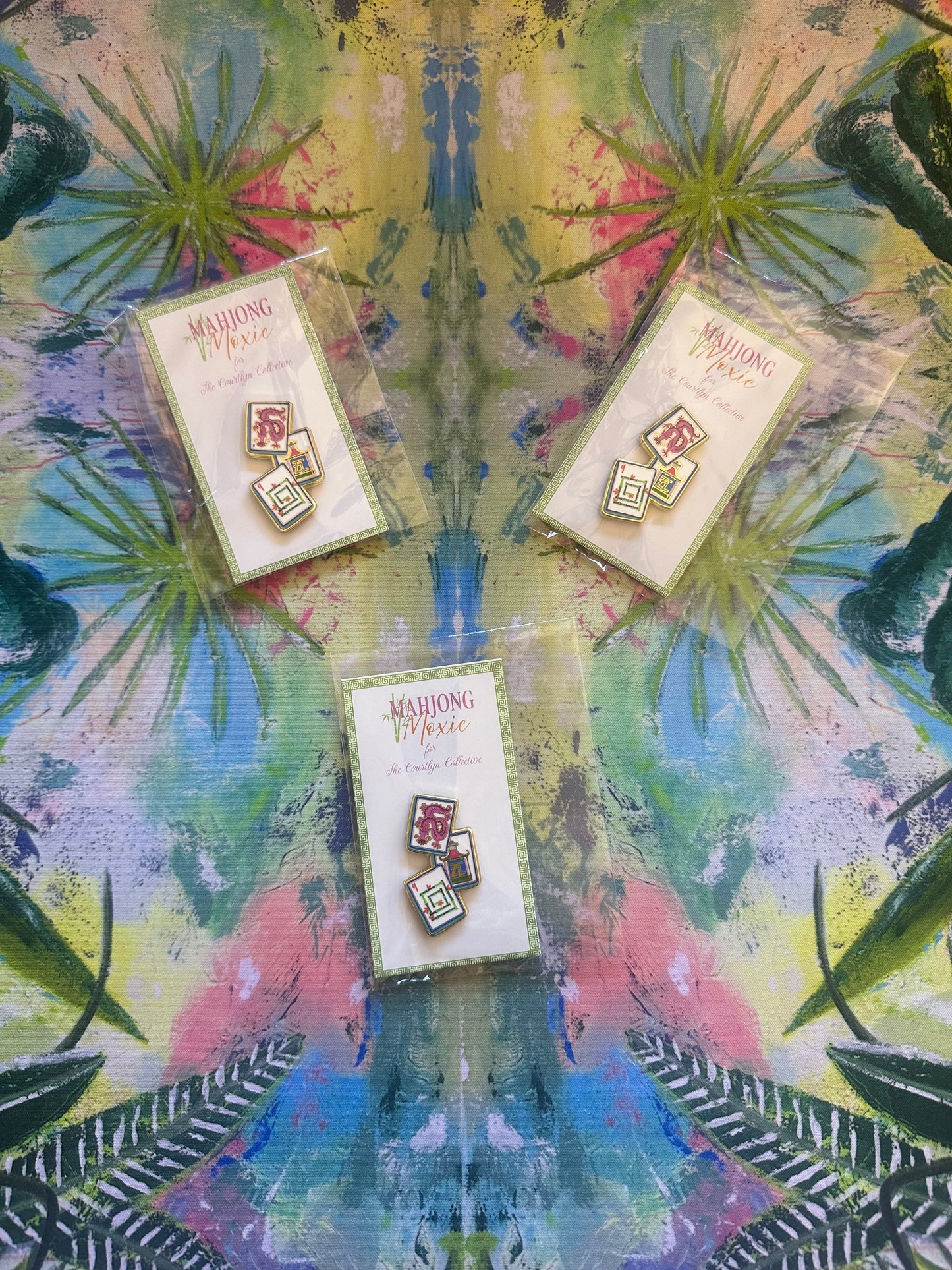 Triple Mahjong Tile Needle Minder
