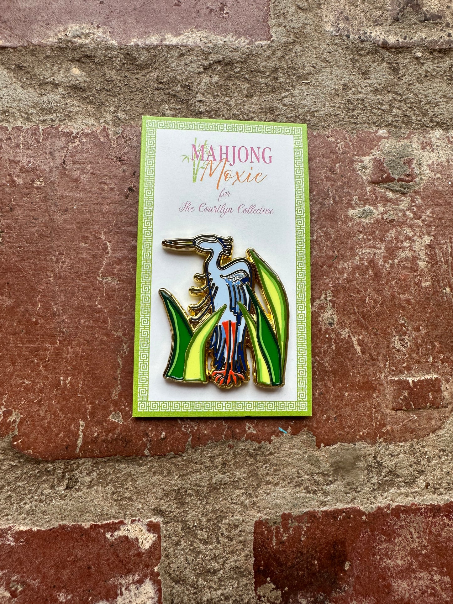 Heron Bird Bam Needle Minder