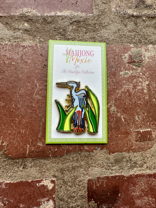 Heron Bird Bam Needle Minder