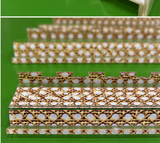 Rattan Racks & Pusher Set